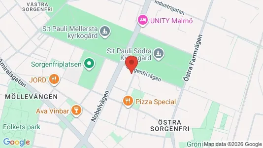 Apartments for rent i Malmö City - kort over placeringen
