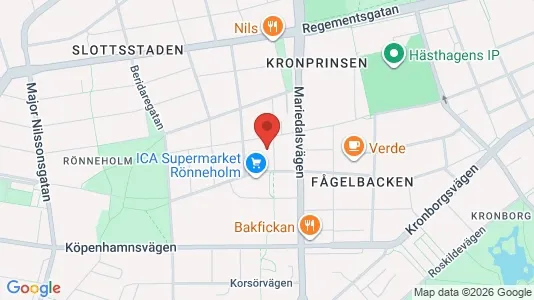 Apartments for rent i Malmö City - kort over placeringen