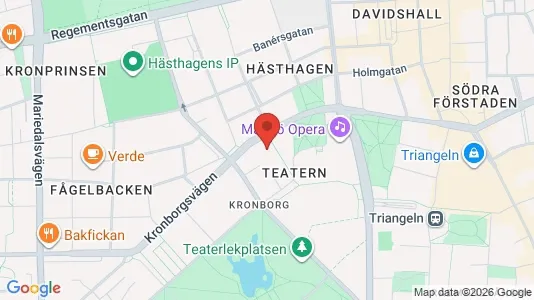 Apartments for rent i Malmö City - kort over placeringen