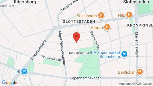 Apartments for rent i Malmö City - kort over placeringen