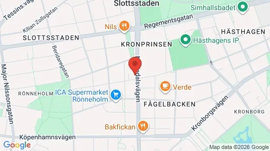 Apartments for rent i Malmö City - kort over placeringen