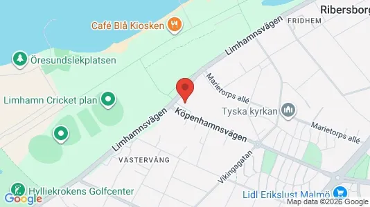 Apartments for rent i Malmö City - kort over placeringen