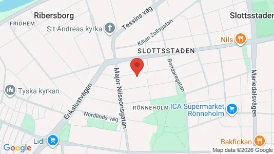 Apartments for rent i Malmö City - kort over placeringen