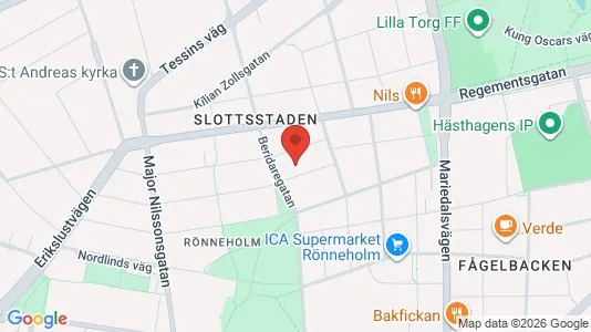Apartments for rent i Malmö City - kort over placeringen