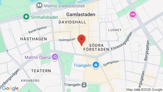 Apartments for rent i Malmö City - kort over placeringen