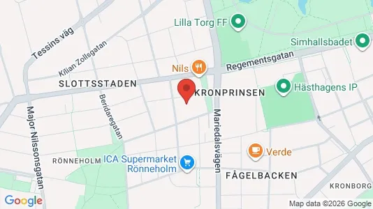 Apartments for rent i Malmö City - kort over placeringen