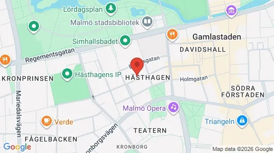 Apartments for rent i Malmö City - kort over placeringen