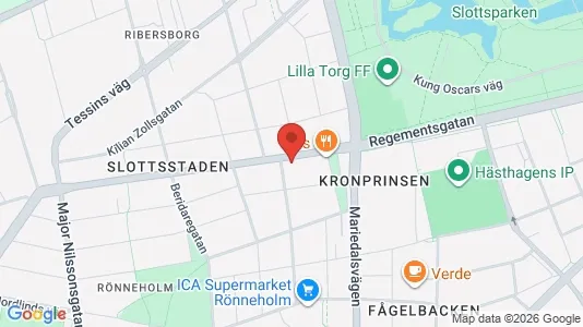 Apartments for rent i Malmö City - kort over placeringen