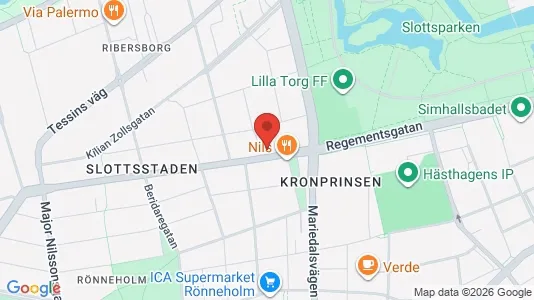 Apartments for rent i Malmö City - kort over placeringen