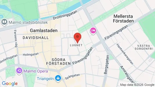 Apartments for rent i Malmö City - kort over placeringen