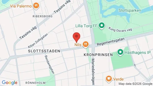 Apartments for rent i Malmö City - kort over placeringen