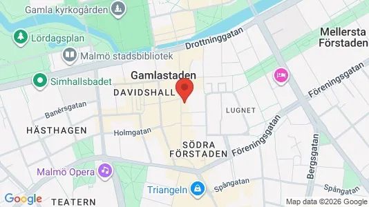 Apartments for rent i Malmö City - kort over placeringen