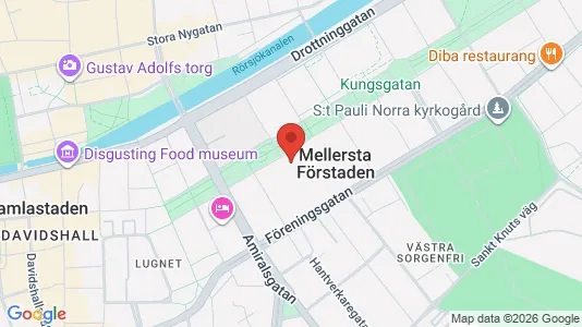 Apartments for rent i Malmö City - kort over placeringen