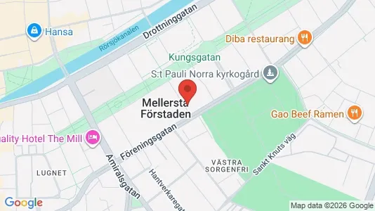 Apartments for rent i Malmö City - kort over placeringen