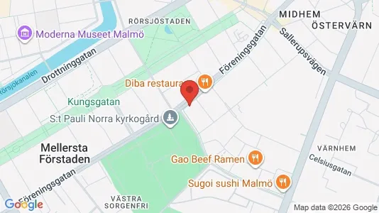 Apartments for rent i Malmö City - kort over placeringen