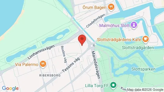 Apartments for rent i Malmö City - kort over placeringen