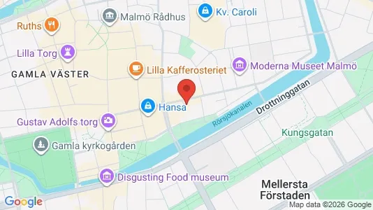 Apartments for rent i Malmö City - kort over placeringen