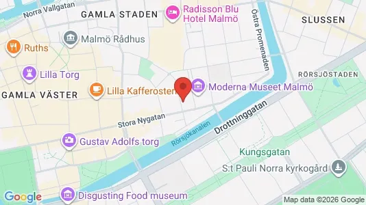 Apartments for rent i Malmö City - kort over placeringen