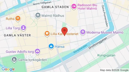 Apartments for rent i Malmö City - kort over placeringen