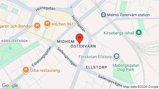 Apartments for rent i Malmö City - kort over placeringen
