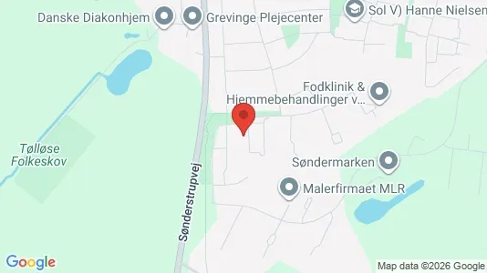 Apartments for rent i Tølløse - kort over placeringen