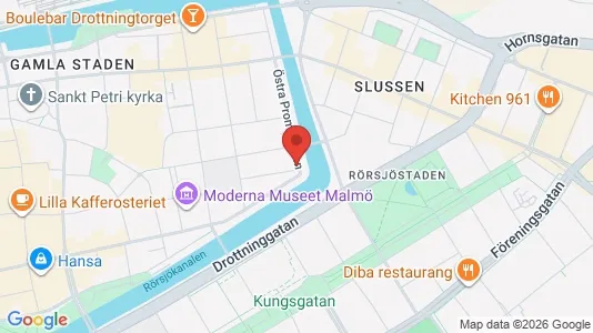 Apartments for rent i Malmö City - kort over placeringen