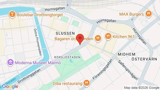 Apartments for rent i Malmö City - kort over placeringen