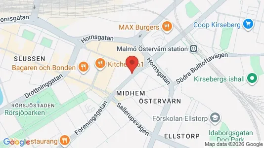 Apartments for rent i Malmö City - kort over placeringen