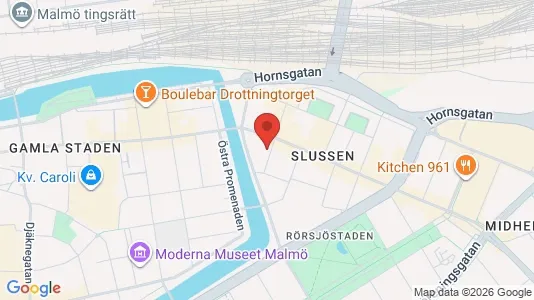 Apartments for rent i Malmö City - kort over placeringen