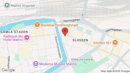 Apartments for rent i Malmö City - kort over placeringen
