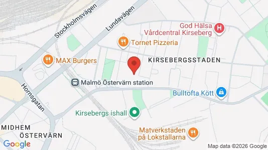 Apartments for rent i Kirseberg - kort over placeringen