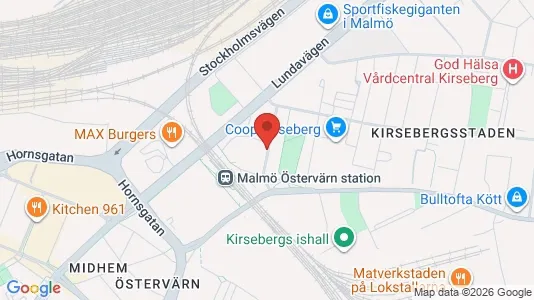 Apartments for rent i Kirseberg - kort over placeringen
