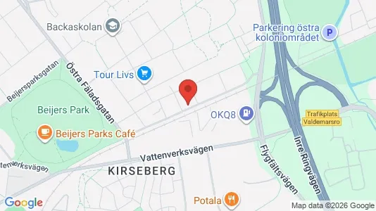 Apartments for rent i Kirseberg - kort over placeringen
