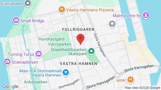 Apartments for rent i Malmö City - kort over placeringen