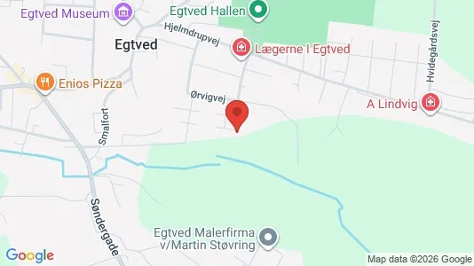 Apartments for rent i Egtved - kort over placeringen