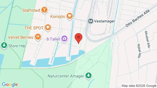 Apartments for rent i Copenhagen S - kort over placeringen