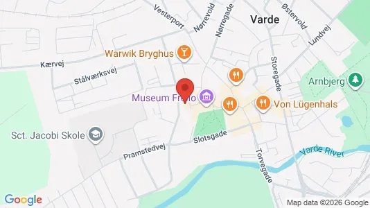 Apartments for rent i Varde - kort over placeringen
