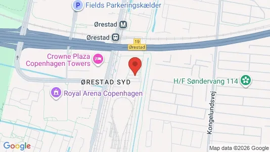 Apartments for rent i Copenhagen S - kort over placeringen