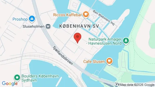 Apartments for rent i Copenhagen SV - kort over placeringen