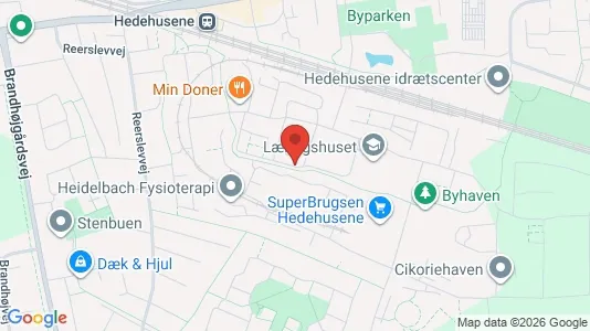 Apartments for rent i Hedehusene - kort over placeringen