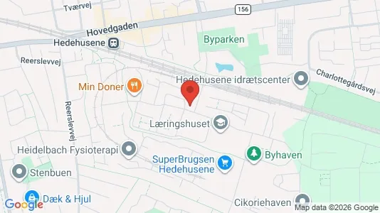 Apartments for rent i Hedehusene - kort over placeringen