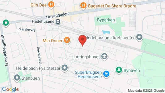 Apartments for rent i Hedehusene - kort over placeringen