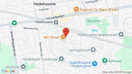 Apartments for rent i Hedehusene - kort over placeringen
