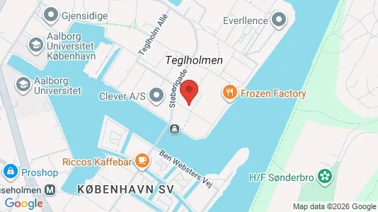 Apartments for rent i Copenhagen SV - kort over placeringen