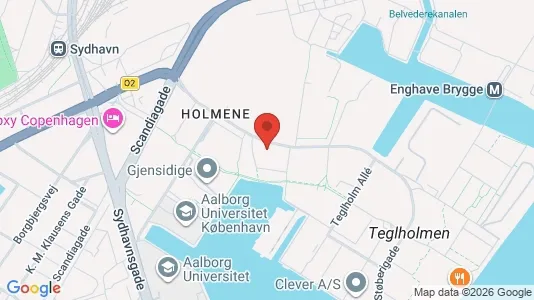 Rooms for rent i Copenhagen SV - kort over placeringen