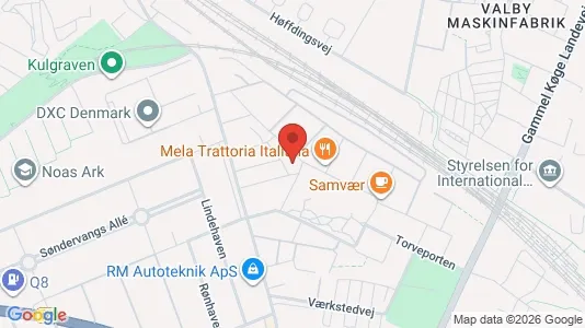 Apartments for rent i Valby - kort over placeringen