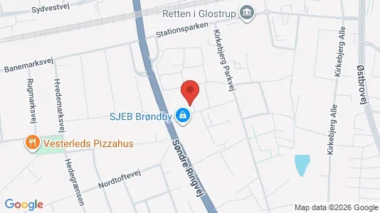 Apartments for rent i Brøndby - kort over placeringen