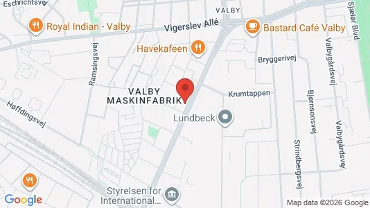 Apartments for rent i Valby - kort over placeringen