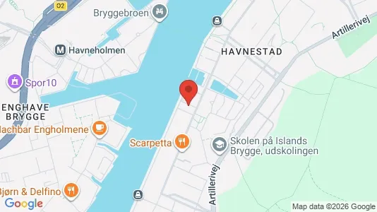 Apartments for rent i Copenhagen S - kort over placeringen