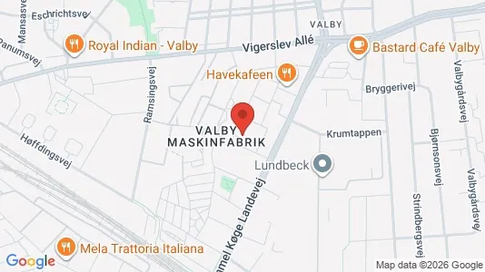 Apartments for rent i Valby - kort over placeringen